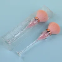 Luxury Wine Glass Make up Brush Soft Nail Art Cleaning Dust Brush Manicure Tool Cosmetic Blush Powder Facial Brush 2