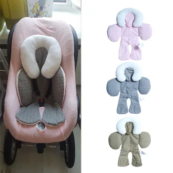 

Baby Stroller Seat Pad Cotton Soft Car Seat Cushion Infant High Chair Cushion Cart Mattress Mat Kids Shoulder Protective Cover