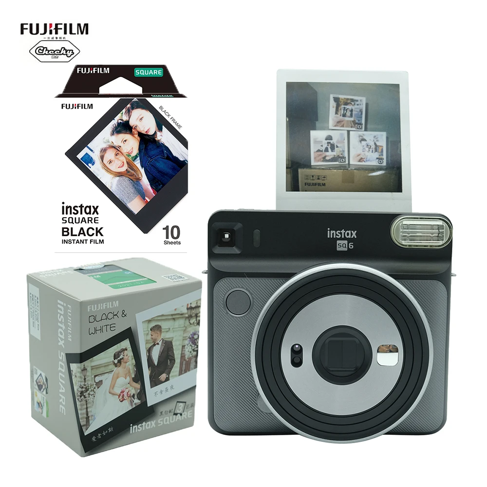 Fujifilm Instax Mini SQ6 камера мгновенная фотокамера пленка Fuji рождественский подарок
