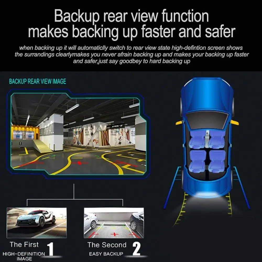 Универсальный автомобильный радиоприемник 10 дюймов Android 8 1 2din на DVD плеер GPS