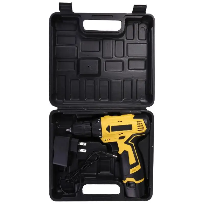 12V 18V Cordless Electric Screwdriver Rechargeable Electric Drill Lithium Battery Cordless Drill Power Tools