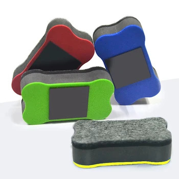 

8pcs EVA Whiteboard Erasers Bone Shape Magnetic Blackboard Chalkboard Whiteboard Erasers Cleaner Dry Wipe Board Cleaner Random