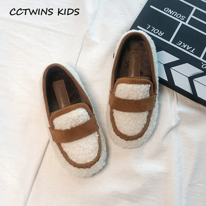 Thin Yellow CCTWINS/детская обувь; коллекция года; Сезон Зима; модная детская обувь без шнуровки; брендовые Лоферы для малышей; Теплая обувь черного цвета на плоской подошве для маленьких девочек; LM2089 - Цвет: Thin Yellow