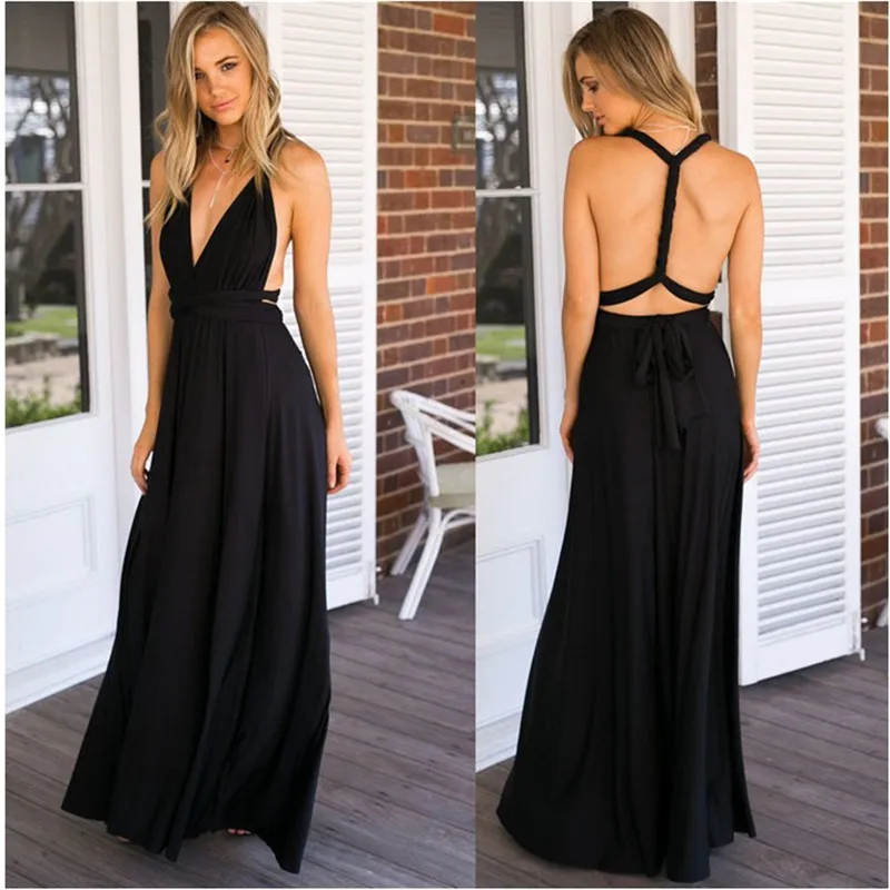 DIY Sexy Women Multiway Wrap Convertible Boho Maxi Club