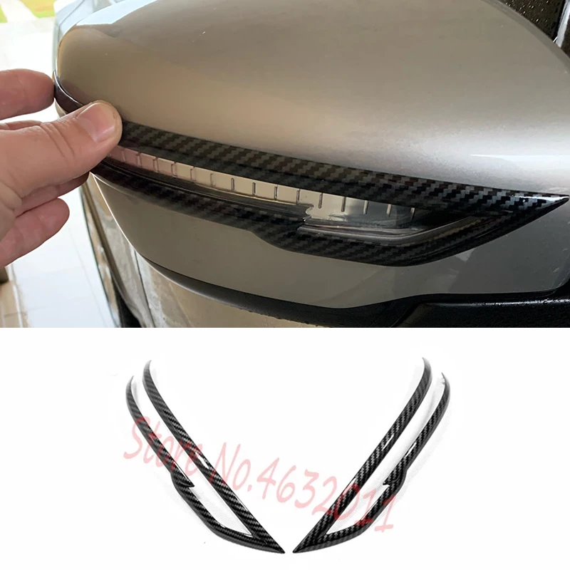 ABS углеродное волокно для Nissan Qashqai J11 Rogue 2014-2020 Аксессуары Автомобильное зеркало