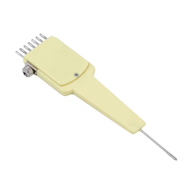 Beige 1x7 Needles Adjustable Transfer Tool Knitting Sewing Machine Household Multi-function needle pick-up board | Дом и сад