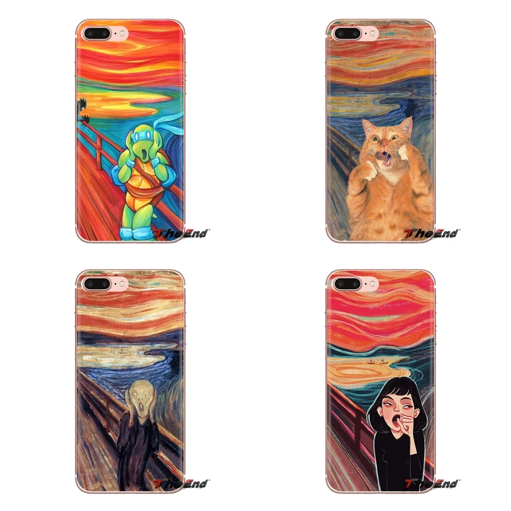 For Xiaomi Mi6 Mi 6 A1 Max Mix 2 5X 6X Redmi Note 5 5A 4X 4A A4 4 3 Plus Pro Screaming Edvard Munch Mickey Cell Phone Case Cover |