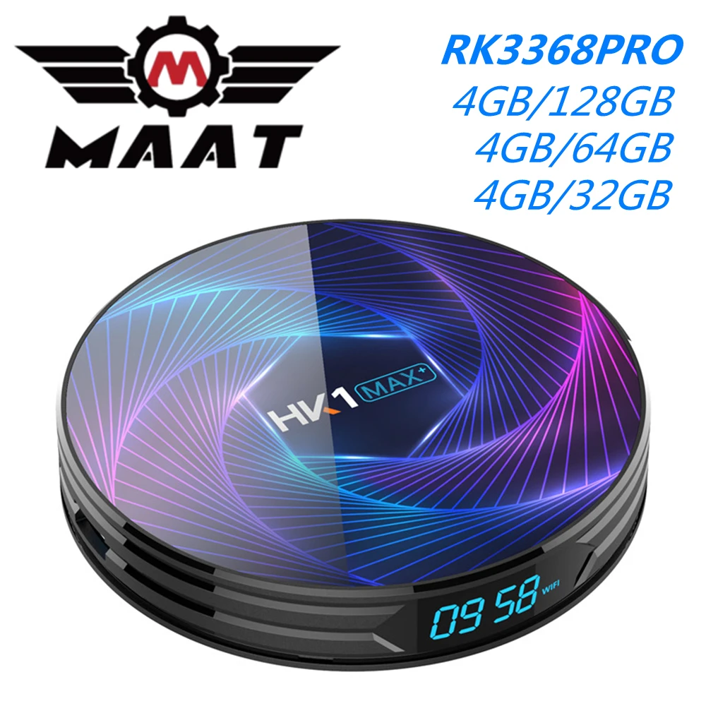 Приставка Смарт-ТВ на Android 9 0 4 + 128 ГБ 8-ядерный процессор USB3.0 Wi-Fi | Электроника
