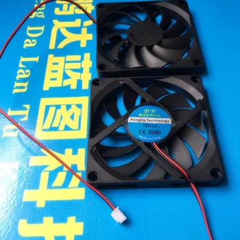 

8015 12 v and 24 v to 5 v 8 cm computer USB plug set-top box router mute cooling small fan