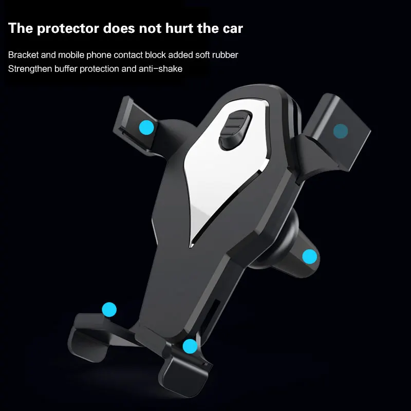 Универсальный автомобильный держатель для телефона Air Vent клип крепление сотового телефона для автомобиля Hands Free Колыбель многофункциональный автомобильный держатель