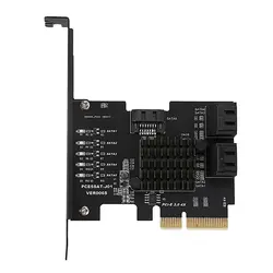 Pci-E 4X Gen3 к Sata3.0 полная скорость расширения карты 5 порт 6G передачи Расширенный Ipfs жесткий диск Jms585