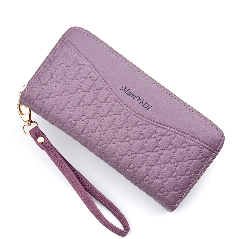 

2020 new women's wallet long large capacity double zipper clutch wallet female double clutch bag fashion wallet