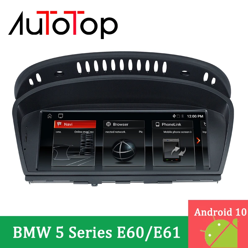 AUTOTOP 8 &quotAndroid 10 0 автомобильное радио GPS навигация для E60 E61 E62 E63 E90 E91 2004 2009 CIC CCC