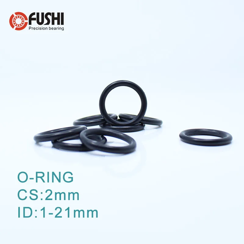 CS2mm EPDM уплотнительное кольцо ID 2/11/13/14/14,2/17/20/23,5/16,5*2 мм 100 шт. уплотнительное кольцо прокладка уплотнение выхлопное крепление резиновый изолятор втулка