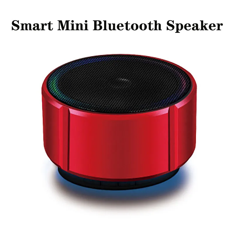 2020 красная Bluetooth колонка умный мини портативный беспроводной телефон аудио карта