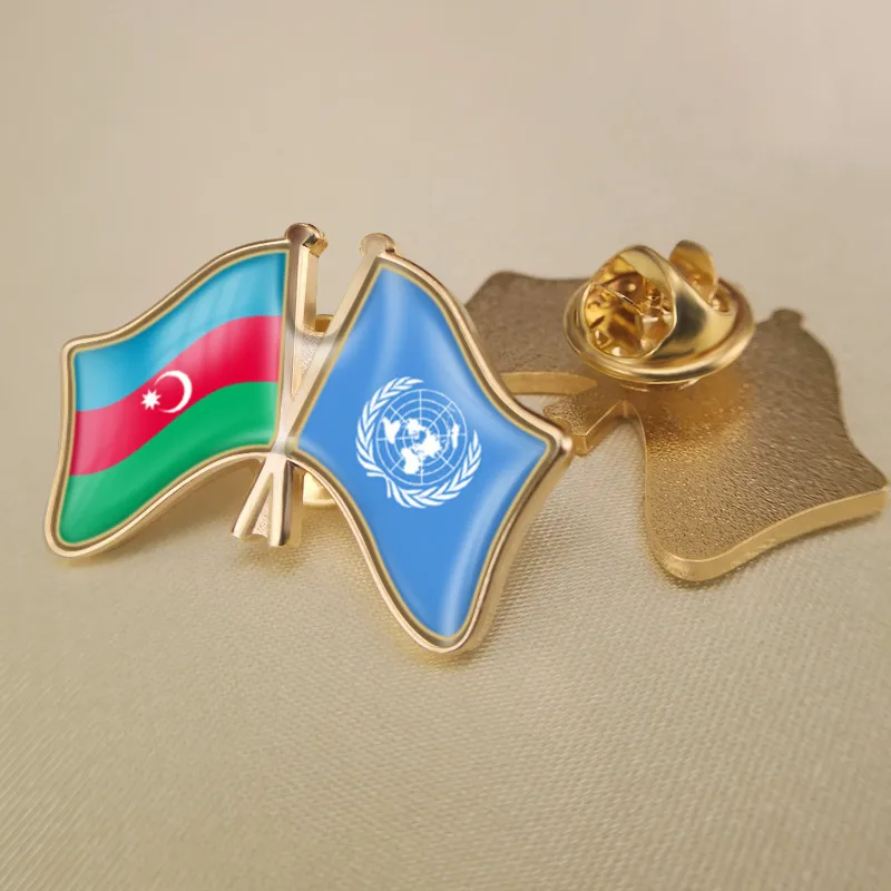 ООН и перекрестные двойной флаг дружбы солнцезащитные очки