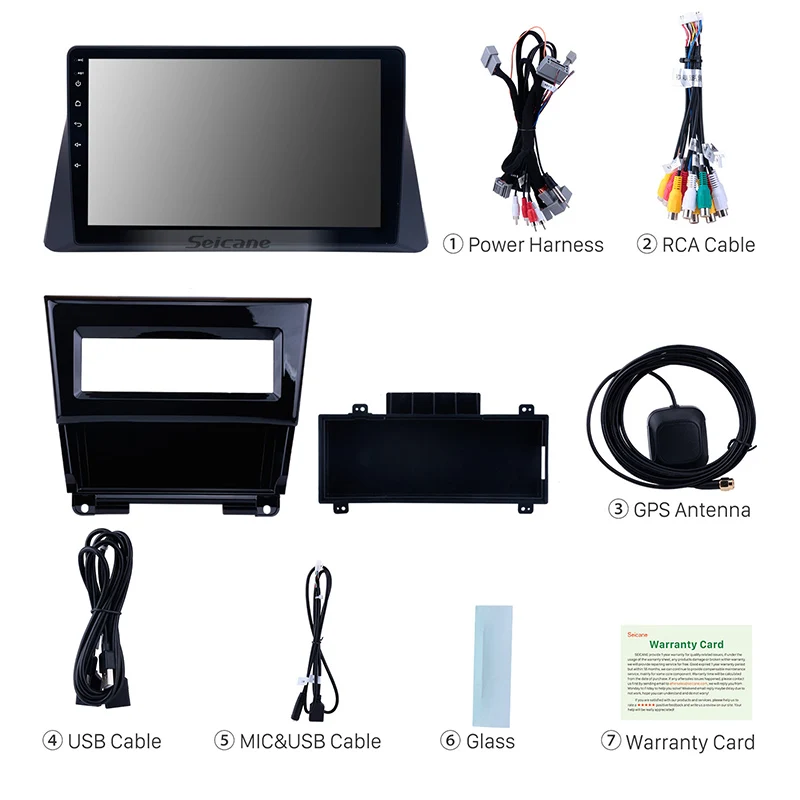 Sale Seicane Android 9.0 10.1 inch HD Touchscreen GPS Auto Radio For 2008-2013 Honda Accord 8 Car Stereo Multimedia Player 5