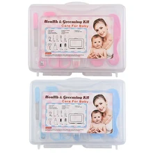 Для новорожденных, Набор щеток для ухода для малышей и детей постарше для ухода за волосами, уход за волосами, уход за волосами, термометр для прочистки носа у новорождённых безопасности инструменты по уходу за ребенком 9 шт./компл