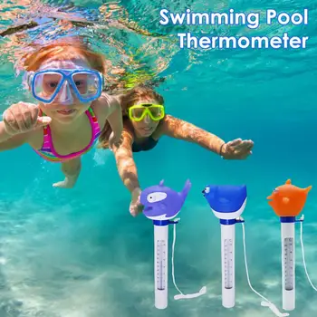

Floating Pool Thermometer Clear Display Shatterproof Cute Animal Floating Thermometer for Outdoor Indoor Swimming Pools Spa
