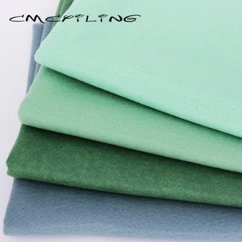 

CMCYILING 4 Pcs/Lot,45*55cm Soft Felt Fabric For Kids Needlework DIY Sewing Dolls Crafts Polyester Cloth