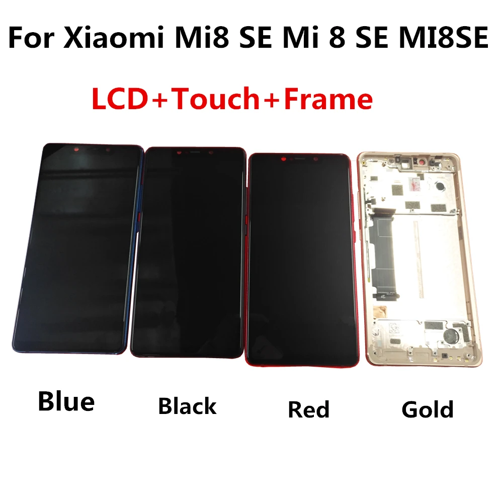 

Azqqlbw OriginaFor 5.88" Xiaomi Mi8 SE Mi 8 SE MI8SE LCD Display Touch Screen Digitizer Assembly For Xiaomi Mi8 SE LCD Add Frame