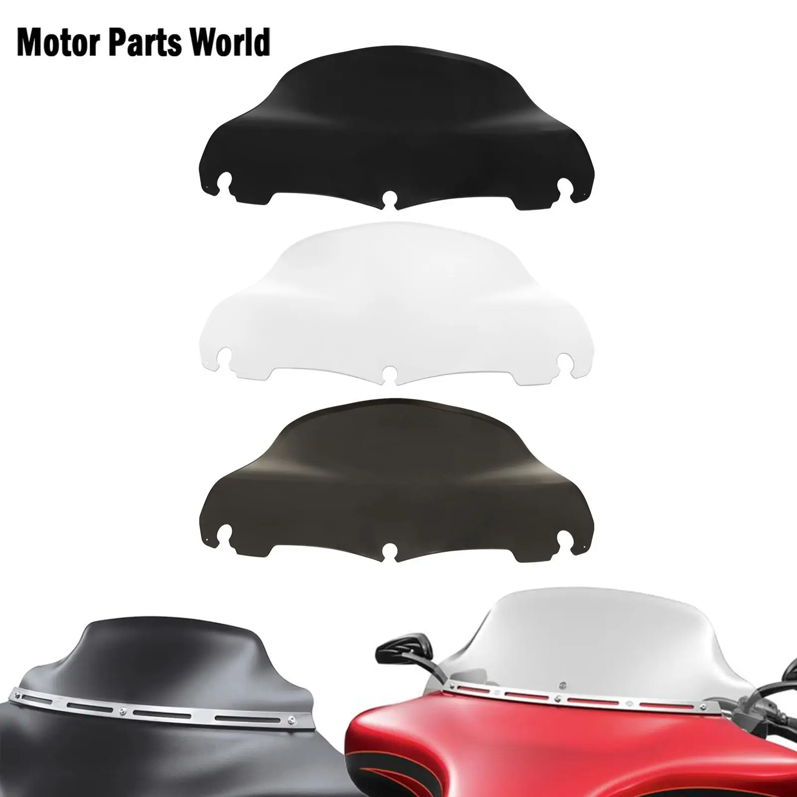 Motorcycle9WindshieldWindscreenUpperFairingWindDeflectorABSFor