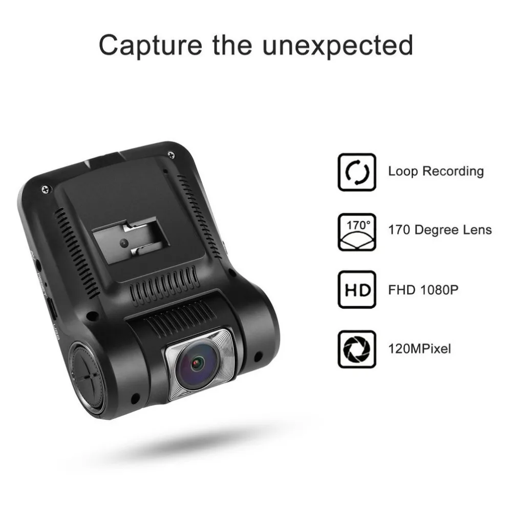 LESHP 2,4 дюймов Автомобильный цифровой видеорегистратор HD 1080P Автомобильная камера для вождения регистратор приборная панель камера 170 градусов Встроенная WiFi 200MP ЖК объектив