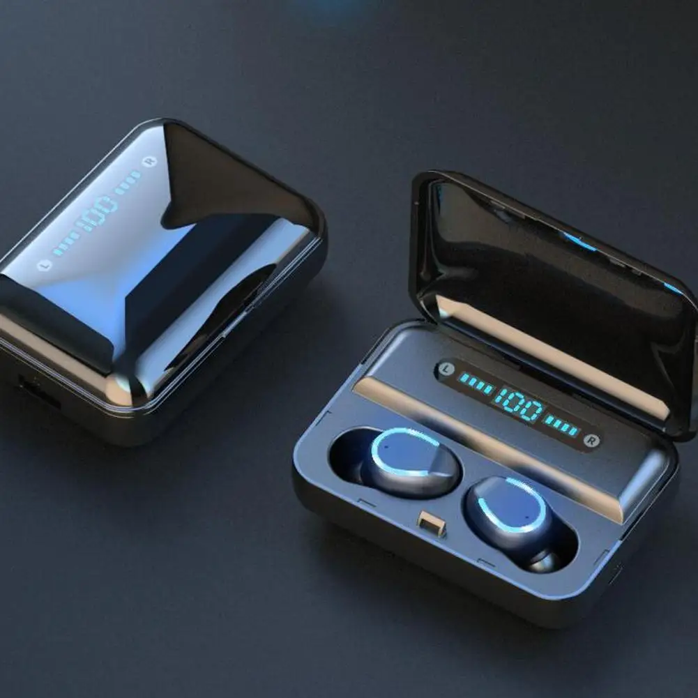 F9-5 TWS беспроводные bluetooth-наушники спортивные наушники TWS Игровые наушники с шумоподавлением настоящие Беспроводные наушники с микрофоном для Iphone