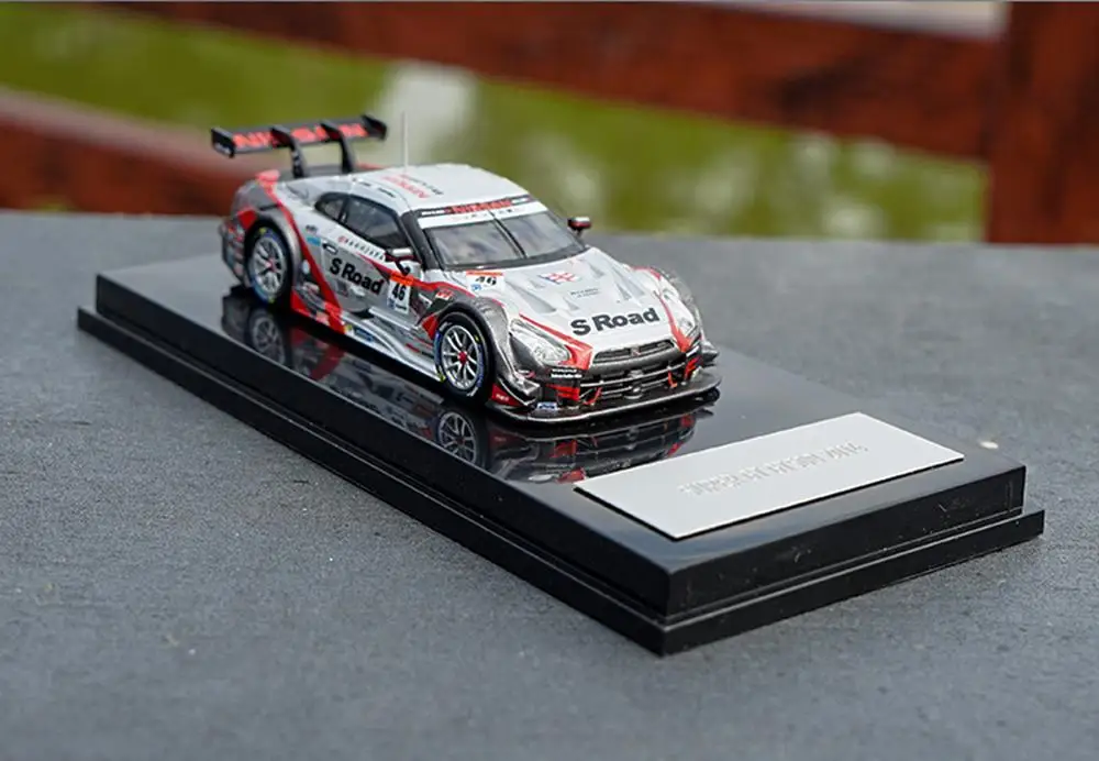 1/64 Nissan SUPER GT GT500 ралли#46 литая под давлением модель автомобиля