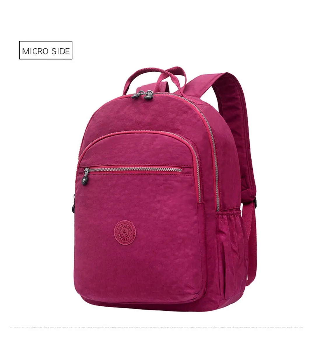 ACEPERCH, Повседневный, известный бренд, рюкзак для путешествий, женские рюкзаки, одноцветные школьные сумки для девочек, женский рюкзак, подходит для 15,6 дюймового ноутбука