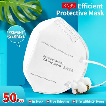 

masque visage KN95 ffp2 Face Shield 5-Lay Filteration Dust pollution Function With Breathing Valve Reutilizable mondkapje 150pcs