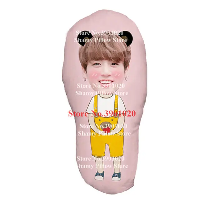 Jung Kook Kpop x1 Подушка на заказ мультяшная JungKook EXO Baek Hyun PARK JI HOON got7 подушка для девочки - Цвет: Jung Kook