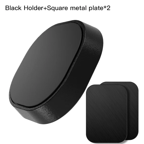 Holder-Plate-c x2pcs ACCEZZ мини-магнитный держатель для мобильного телефона для Apple iPhone 11 Pro Max XS MAX XR Универсальный Магнит стены стол панельный крепимый Держатель подставка - Цвет: Holder-Plate-c x2pcs