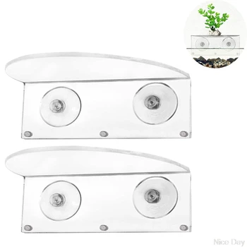 

Ledge Suction Cup Window Shelf Acrylic Plant Shelf For Garden Bathroom Organizer Shelf Removable Wall Mounted Storage My15 20