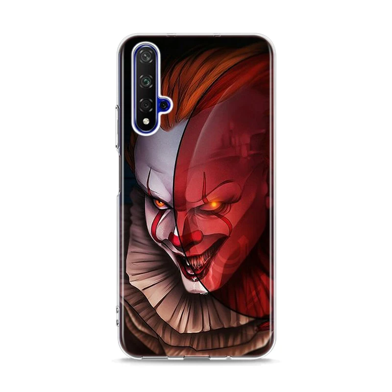 Силиконовый ТПУ чехол Pennywise клоун ужас для huawei Honor 10i 9X8X20 10 9 Lite 8 8A 7A 7C Pro Lite чехол для телефона
