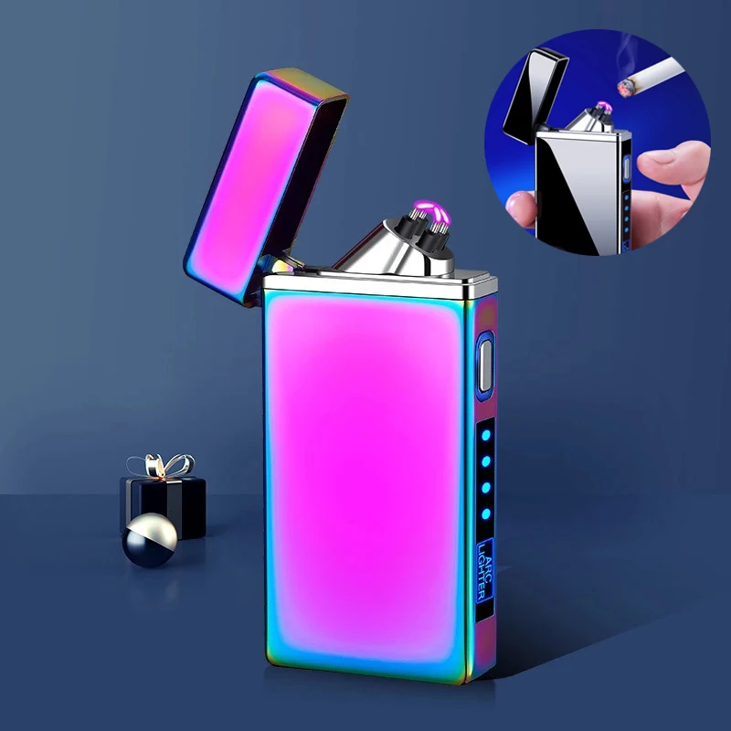 Новинка светодиодный ная электрическая зажигалка USB перезаряжаемая