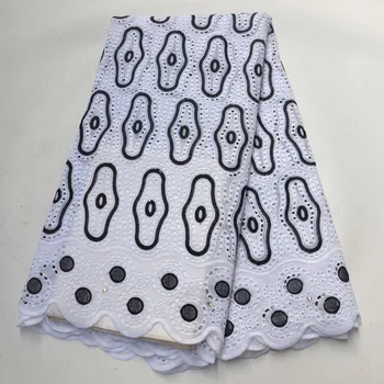 

Pure Cotton Design Swiss Voile Lace In Switzerland With Stones African Dry Lace Fabric High Quality Nigerian For Wedding 01