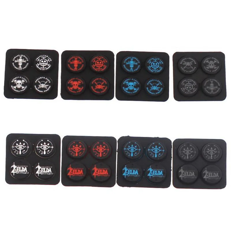 2019 Nuovo Silicone Thumb Stick Grip Caps Custodia Analogica Per Joystick Per Zelda Nintend Switch Ns Joycon Controller Joy-Con Joypad