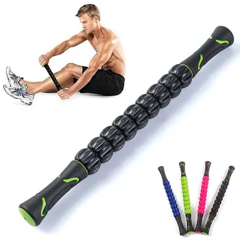 

9 Spiky Yoga Massage Stick Gym Sports Full Body Muscle Roller Trigger Point Recovery Tool Deep Relax Gear Muscle Legs Arm Stick