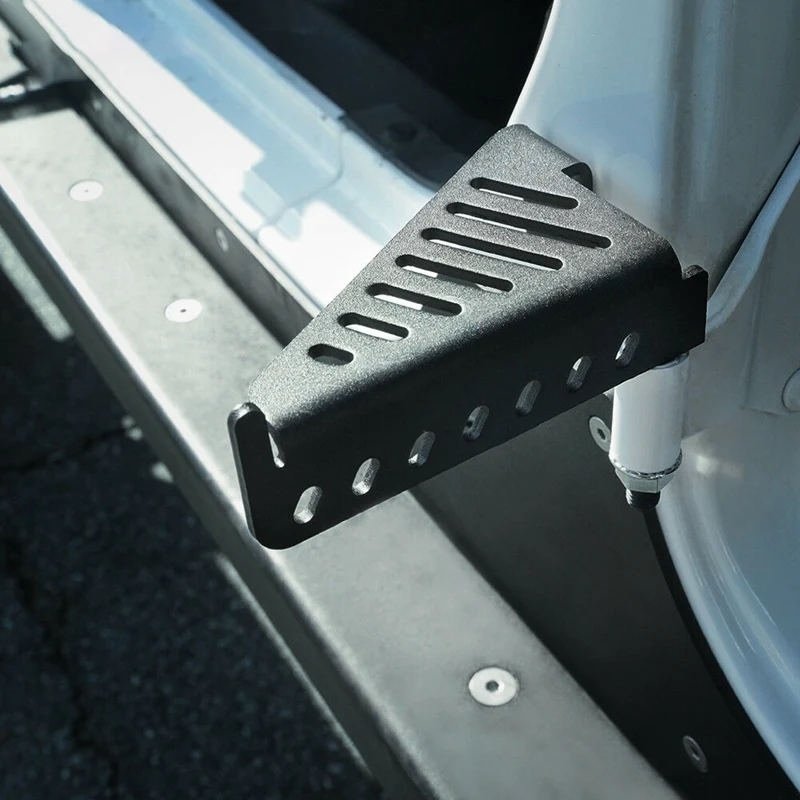 Для Jeep JK шлицевая дверная петля подножки педали отдыха для 2007- Jeep Wrangler JK
