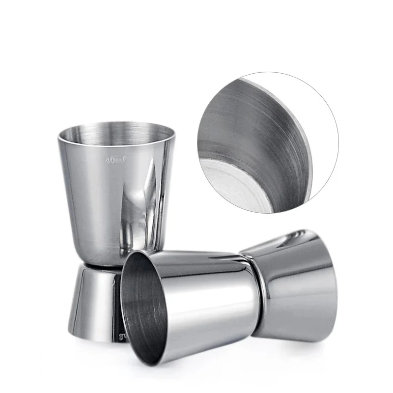 Stainless Steel Cocktail Measuring Jigger Double Jigger Measure Shot Drink Spirit Measure Cup Bar Accessories Bar Tools