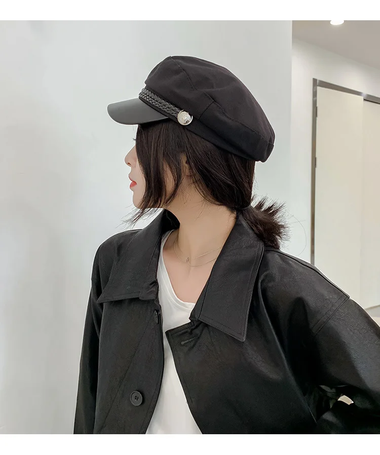 Jennie Black Hat - Fashion Korean Beret Retro Cap Jennie Lovers -  ®Blackpink Store