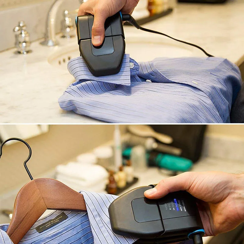 

New Folding Portable Iron Compact Touchup and Perfect Foldable Travel Iron Fordable Mini Iron for Collar