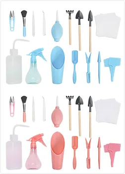 

1 Set Succulent Transplanting Tools Combination Of Flower Packaging Mini Gardening Supplies Potted Meat Tools Garden Products