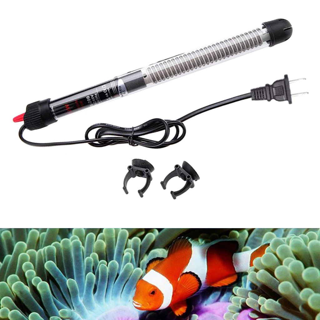 Fish Tank Heater 25W/50W/100W/200W 50HZ-60HZ 110V US Plug for Aquarium