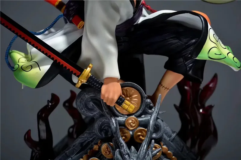 Большой размер одна деталь аниме LAND OF WANO Zoro Roronoa фигурка коллекция модель 50 см Зоро фигурки подарки игрушки для детей