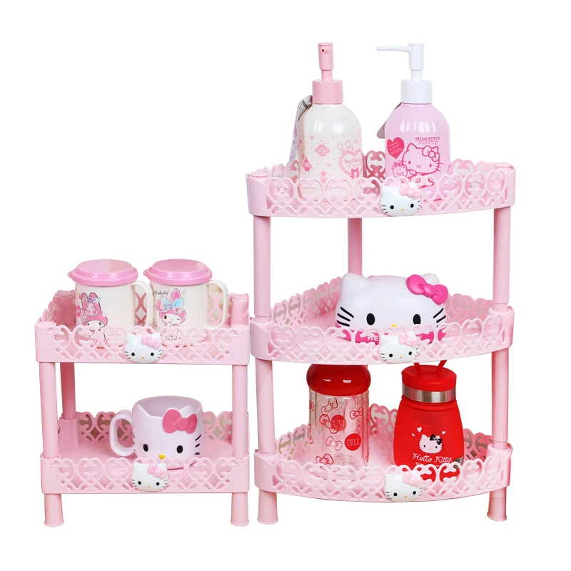 Hello kitty украшение для ванной органайзер для кладовки Косметика кухня ванная комната аксессуары для дома хранение туалетной комнаты аксессуары держатель