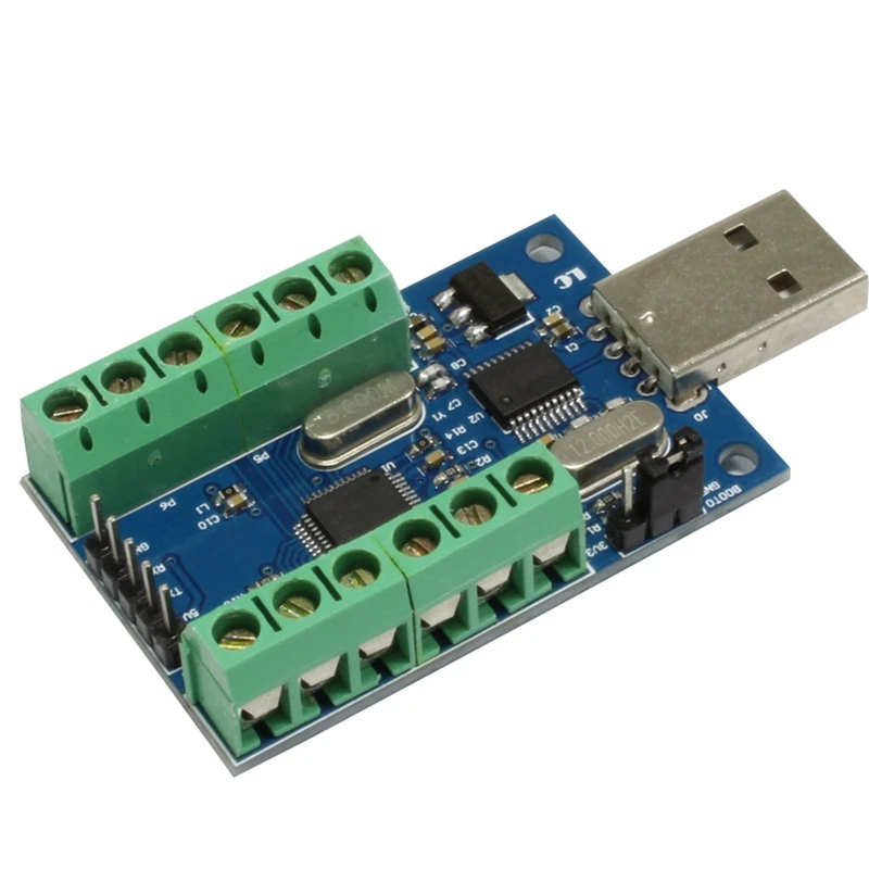 Горячий-Usb интерфейс 10 каналов 12 бит Ad выборки сбора данных Stm32 коммуникационная плата интерфейса UART Adc модуль