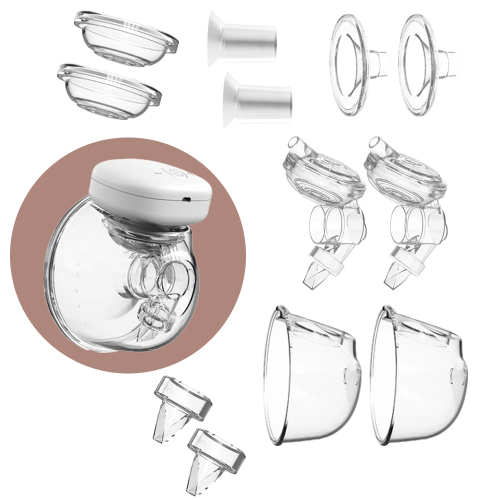 YOUHA Electric Breast Pump Replacement Accessory 2 Pcs Connector Soft Food-Grade Silicone for THE INS Wearable | Мать и ребенок