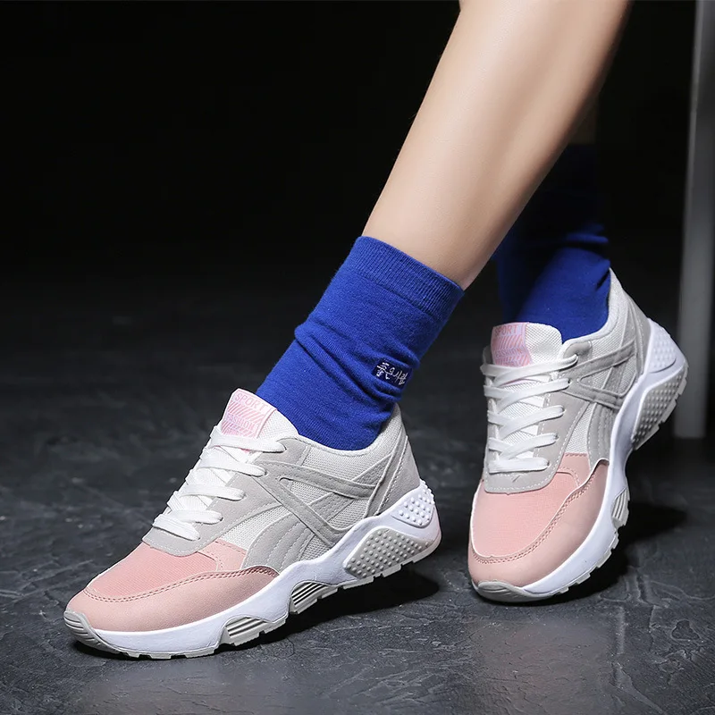 

New Style Spring And Autumn Korean-style WOMEN'S Shoes Anti-slip Wearable Running Shoes Casual Students Sports Shoes